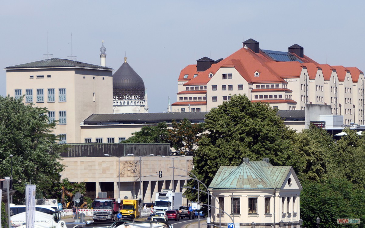Landtag, Yenidze, Erlweinspeicher und Basteischlösschen